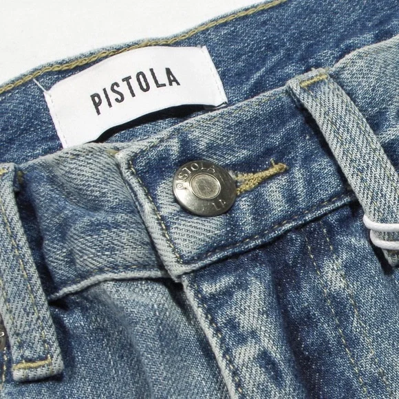 Anthropologie Pistola High Rise Distressed Boyfriend Jeans Sz. 27 - Picture 3 of 9